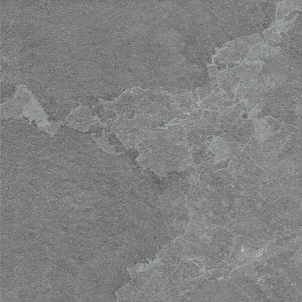 Marazzi Mystone Pietra Ligure Antracite antracietkleurige natuursteenlook tegel – mat – 75 x 75 cm