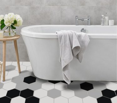 hexagon badkamer style