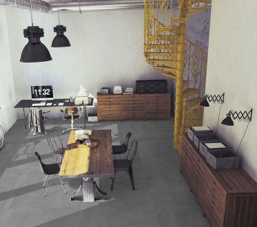 keramische vloertegels met betonlook_cerados keramische tegels woonkamer_cerados