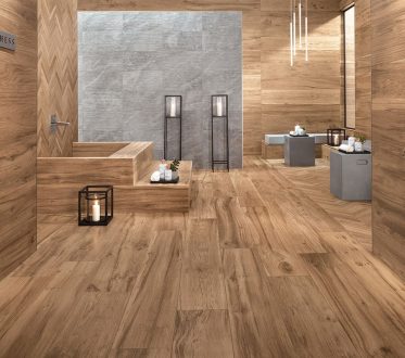 woodlook badkamer